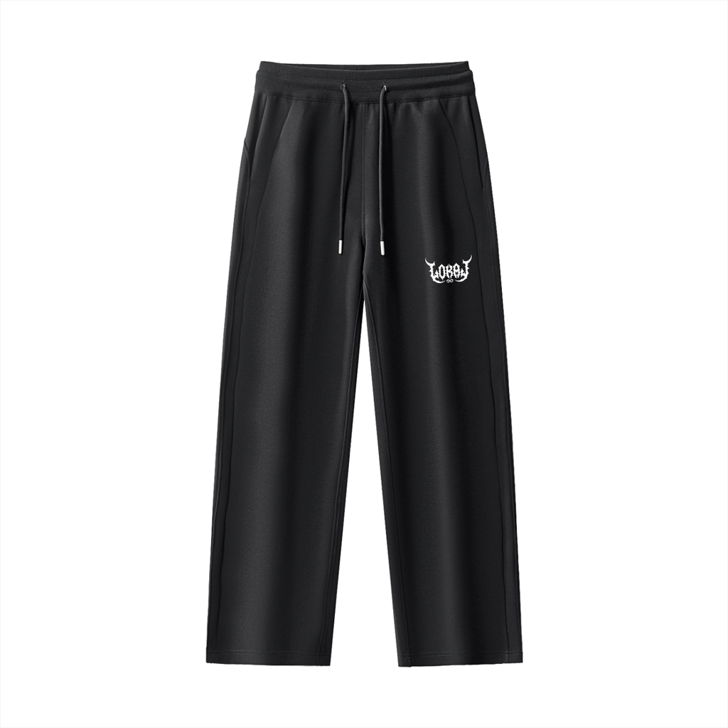 She Lokal Drawstring Straight-Leg Sweatpants - ( Sweatsuit Bottoms )