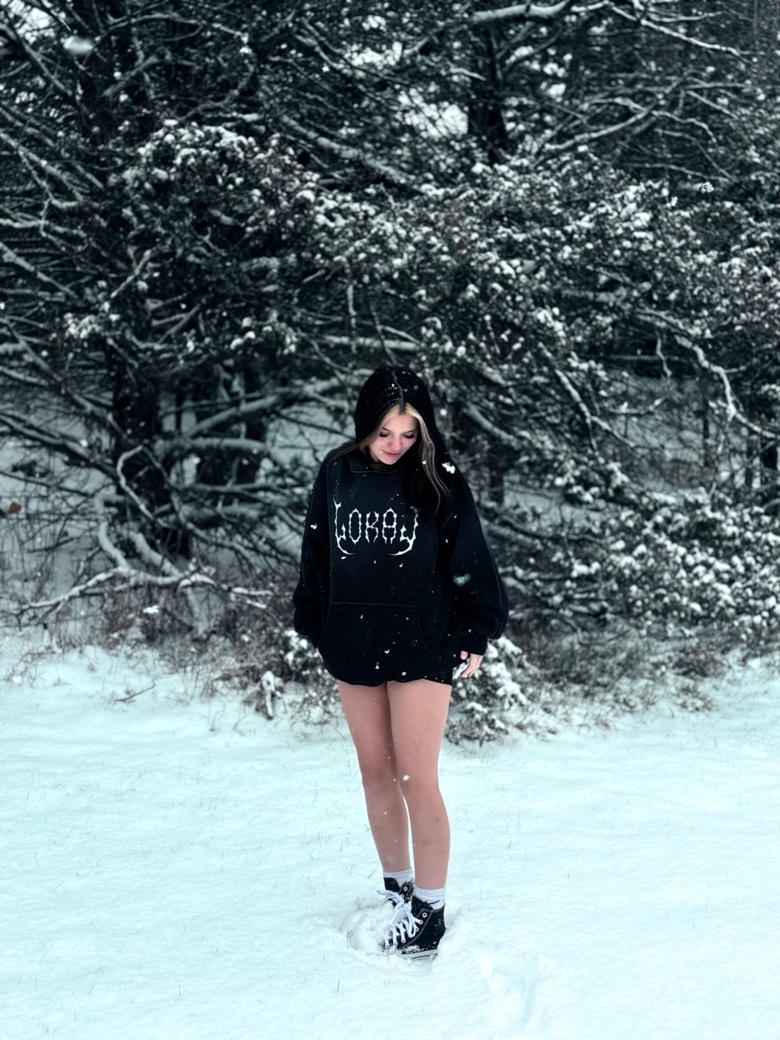 Forever "See No Evil" - Heavyweight Sunfade Oversized Hoodie