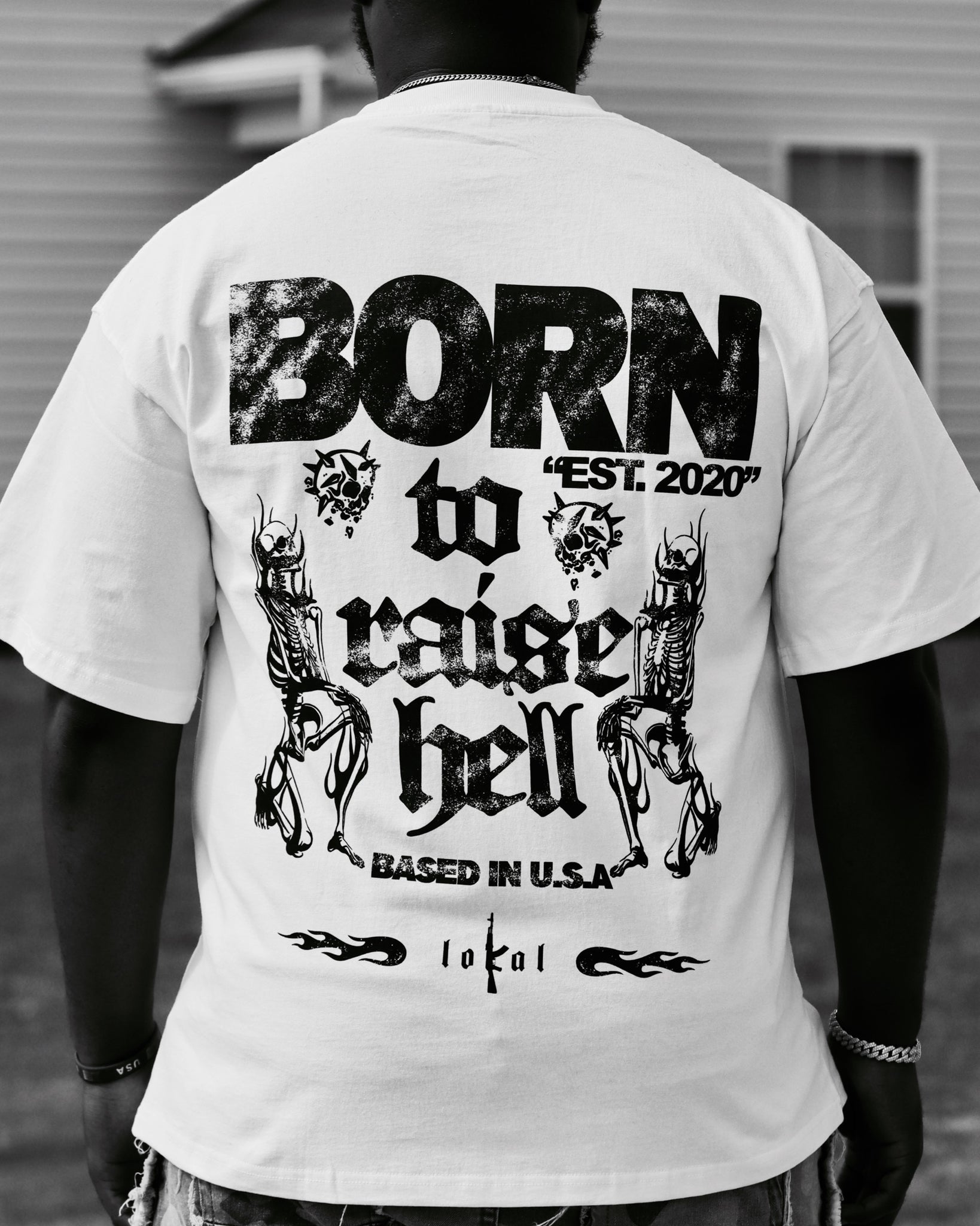 "Hell Raiser" - Vintage Skull T-Shirt