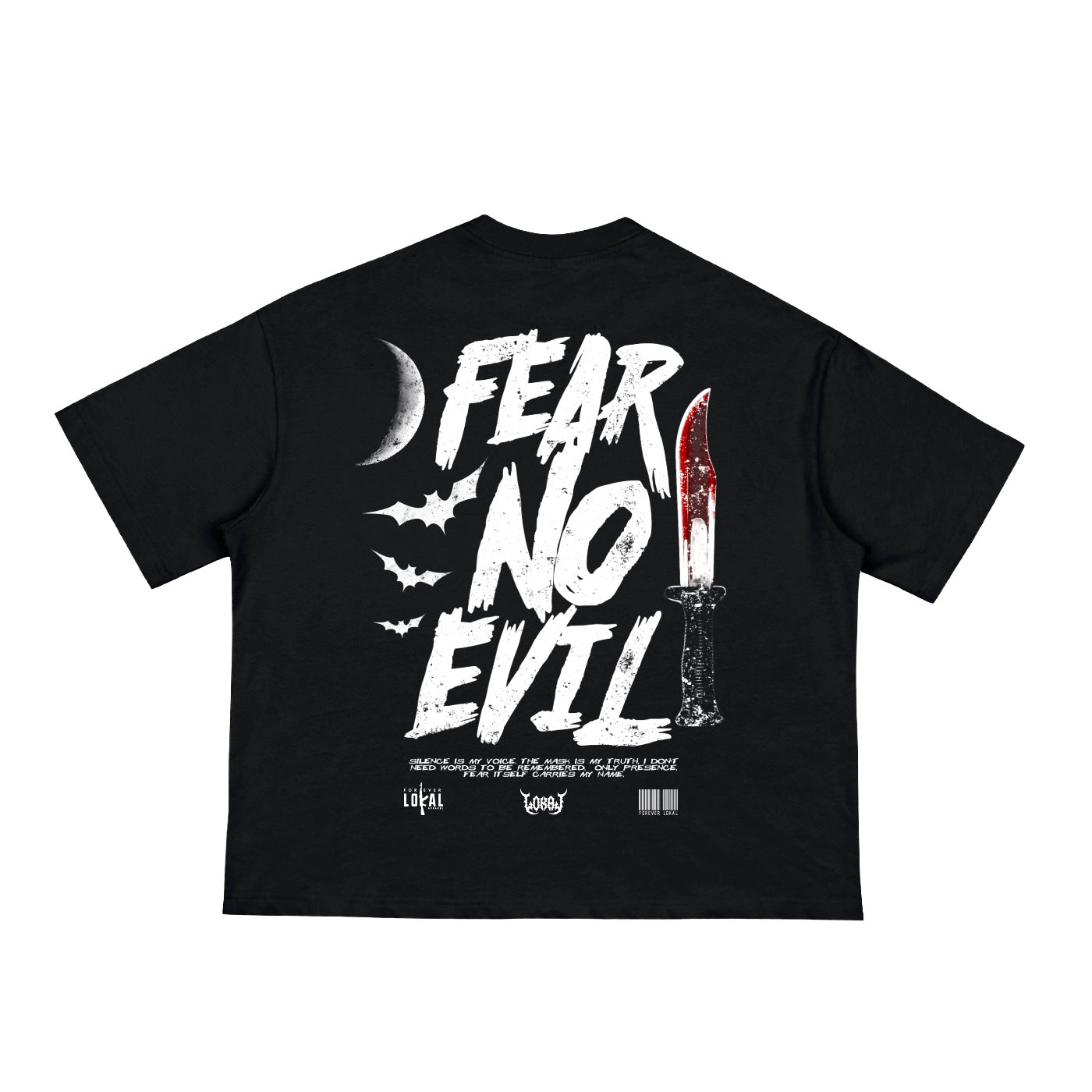 Fear No Evil "The Ghost Knife" - (Boxy) Tee