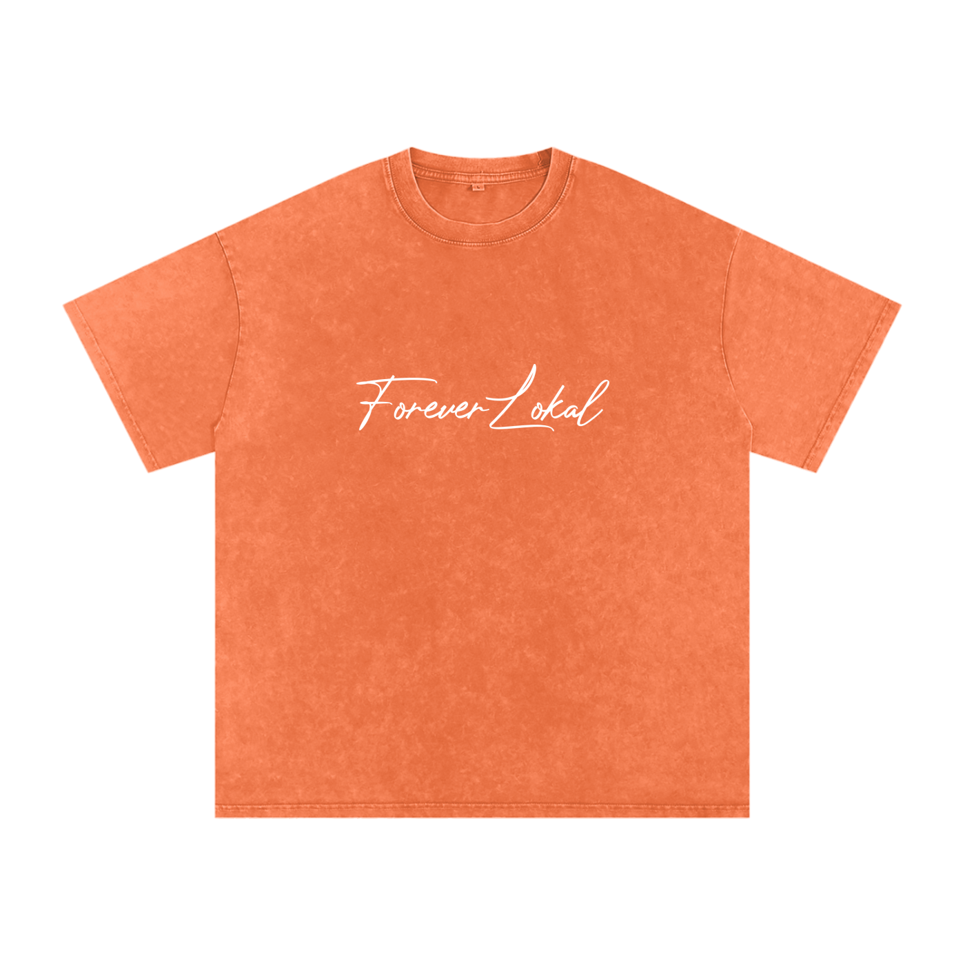 "Forever Lokal Signature"- Snow Washed Unisex Tee