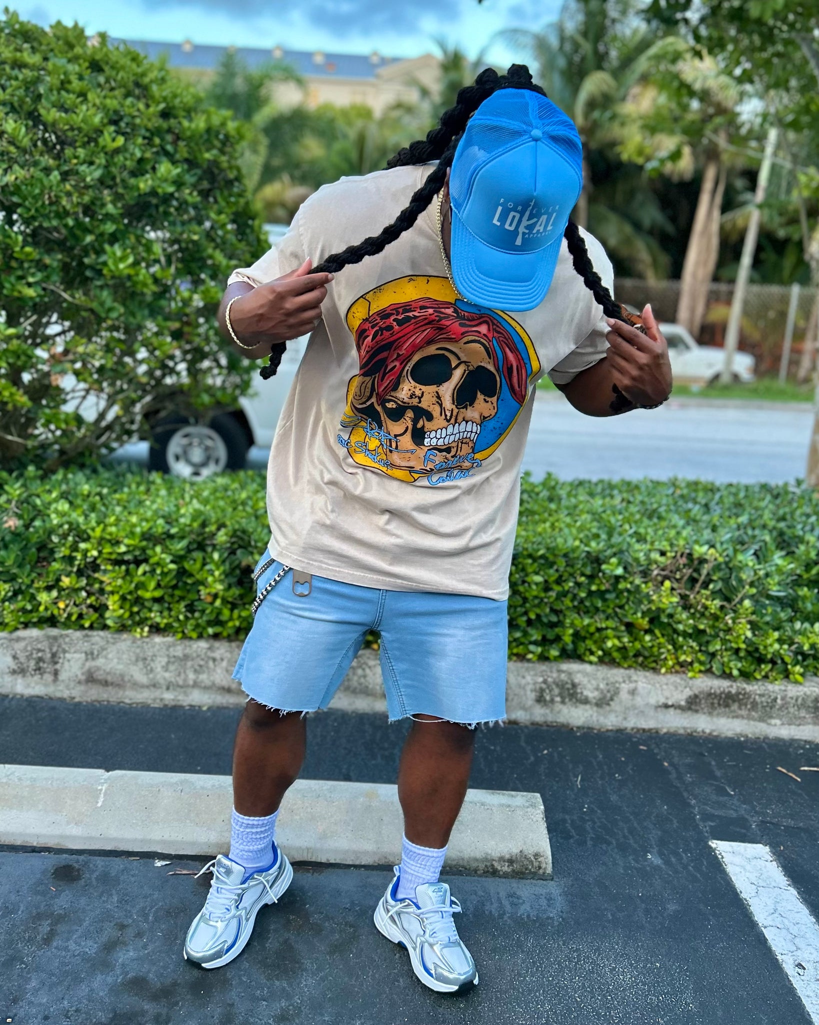 Forever Makaveli - Unisex Oversized Snow Wash T-Shirt