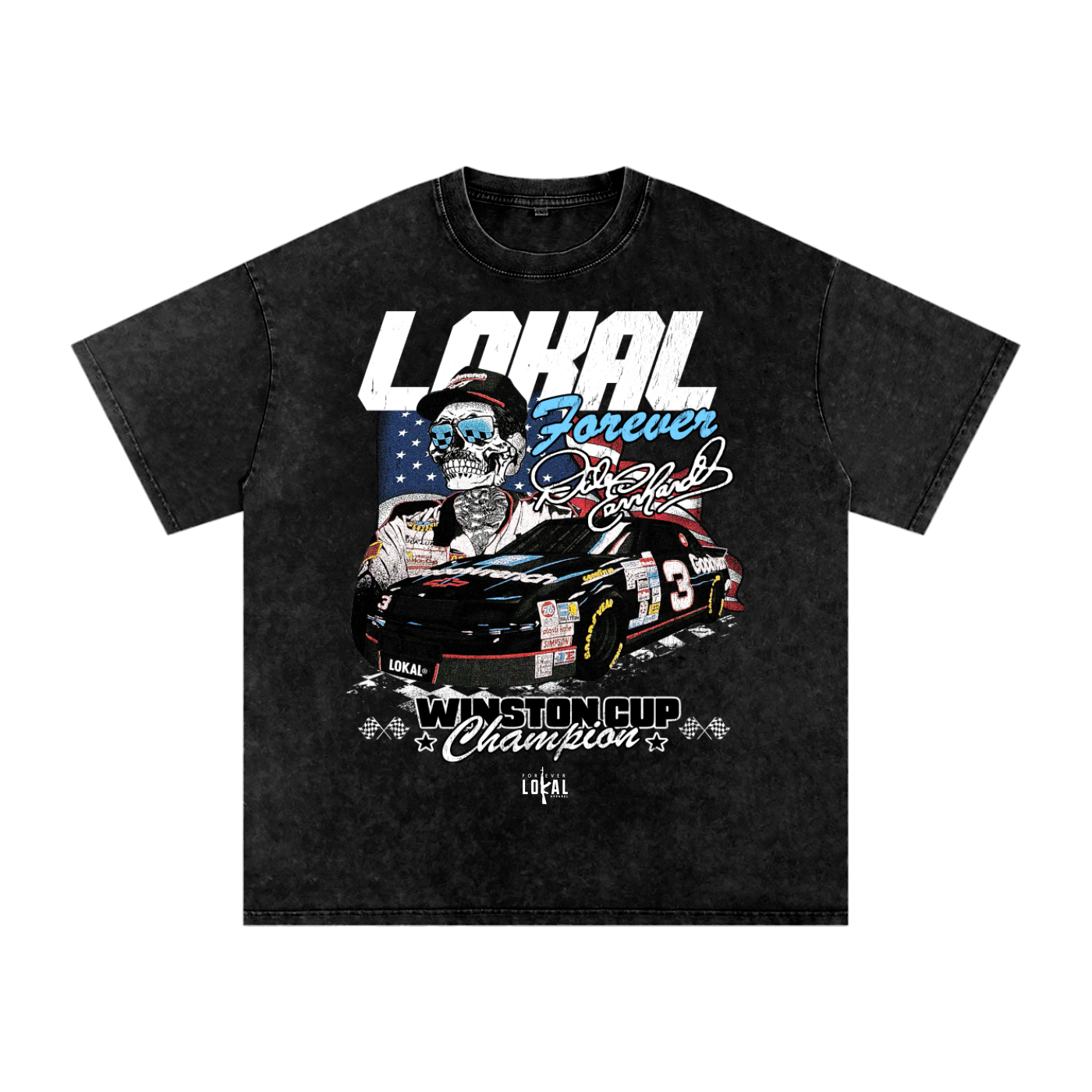 FOREVER "3" SNOW WASH UNISEX T-SHIRT