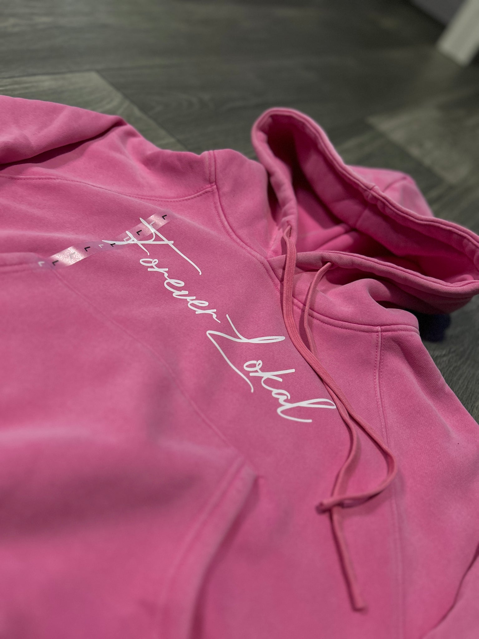 LOKAL Queen "Signature" Cropped Hoodie