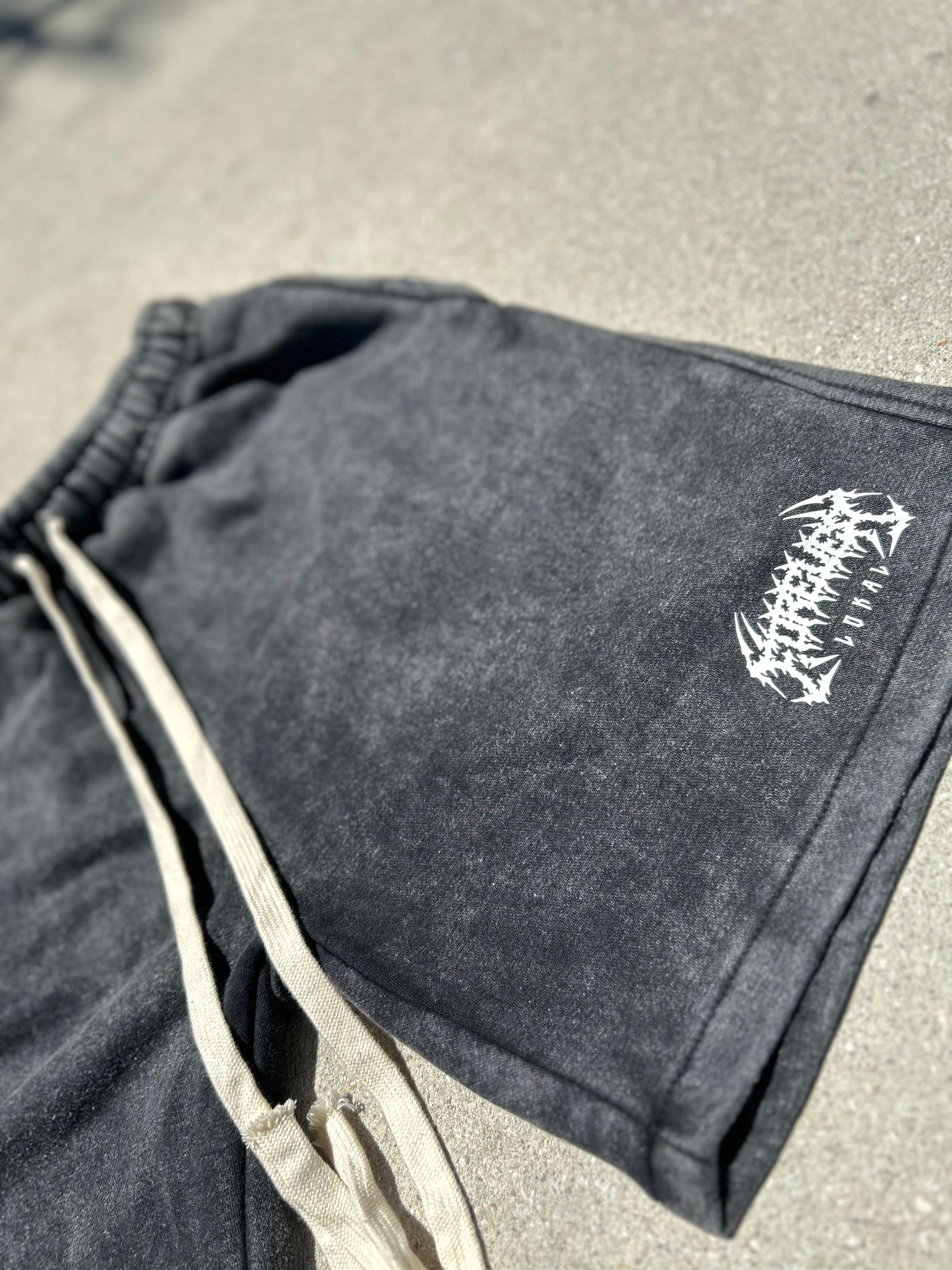 Forever Lokal “ Acid Wash ” Shorts