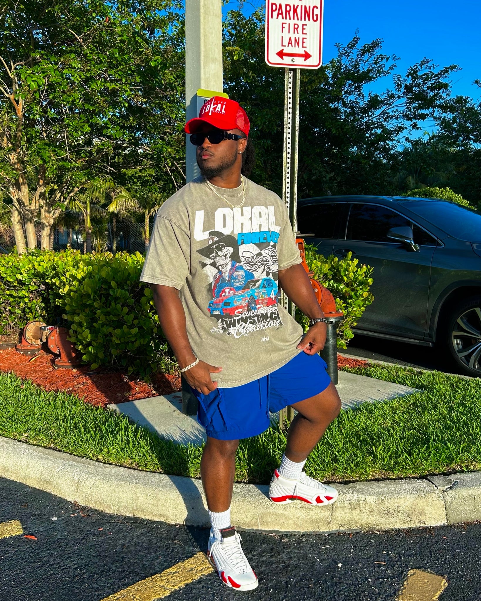 "THE KING 43" SNOW WASH T-Shirt