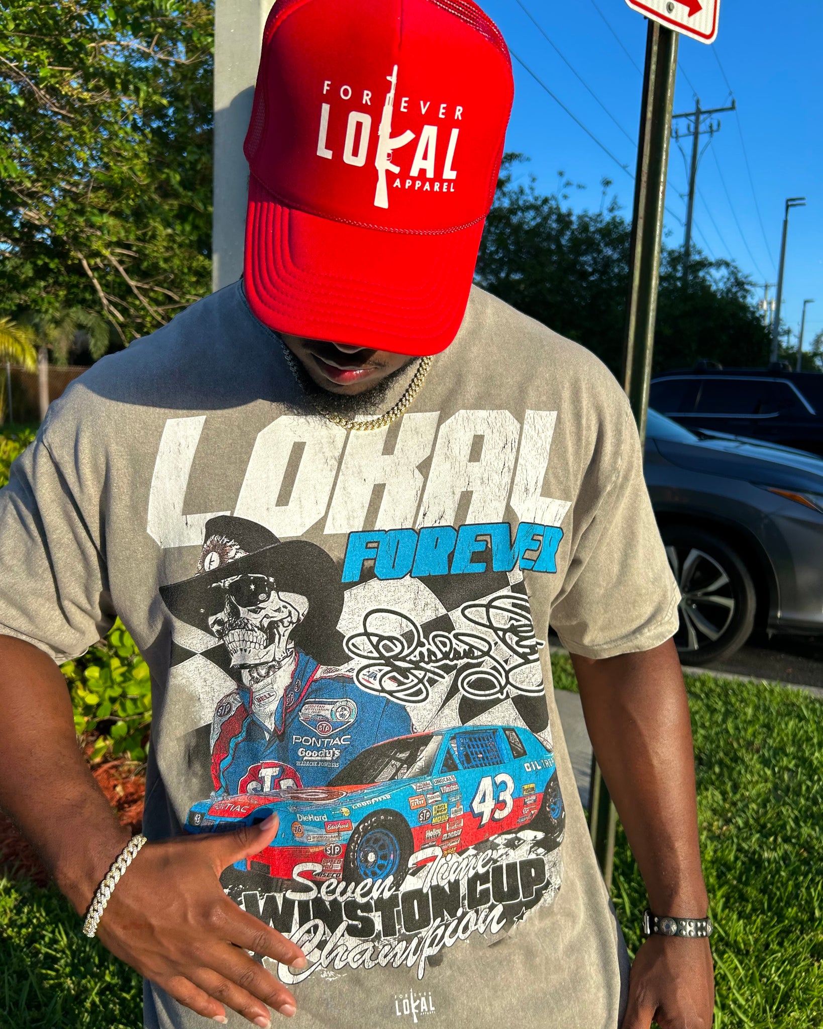 "THE KING 43" SNOW WASH T-Shirt