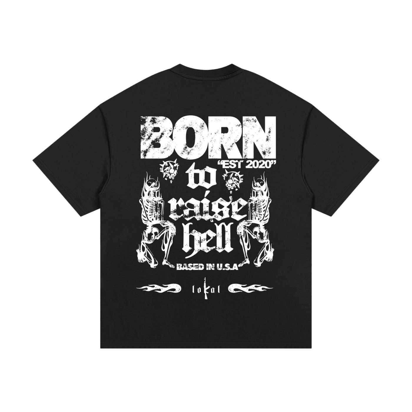 "Hell Raiser" - (Black) Skull T-Shirt