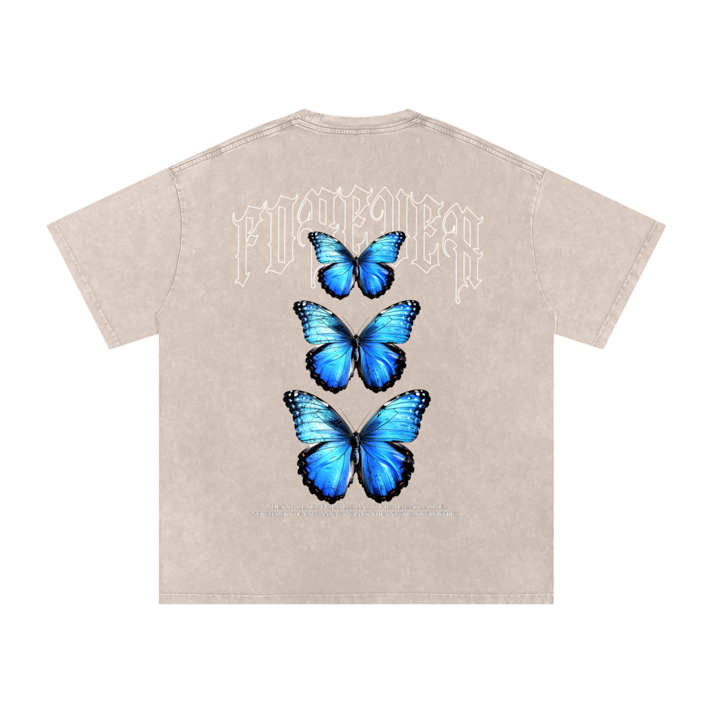 "Butterflies In Formation" Vintage Washed T-Shirt