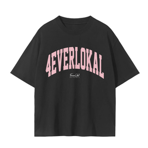 4EVERLOKAL (PINK) Logo Regular Fit T-Shirt