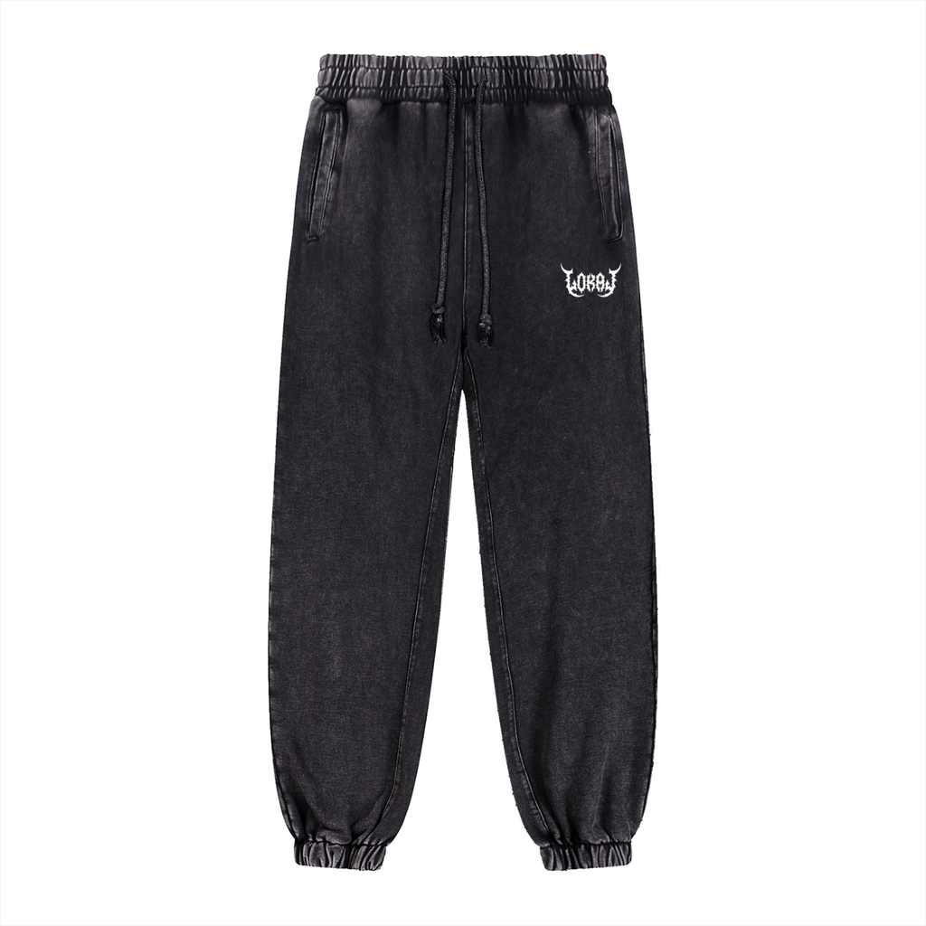 Lokal Acid Wash Jogger Pants - ( Bottoms For Men Sweatsuit )